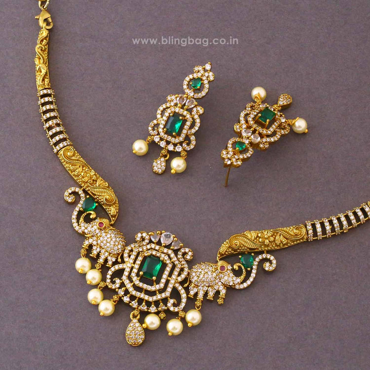 Multicolor Orya Antique Jewellery Set- New Arrival