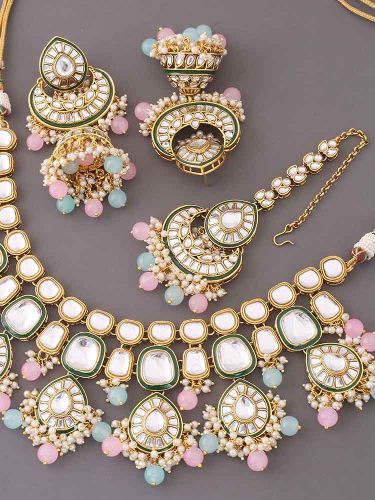 Multicolor Paarul Jewellery Set