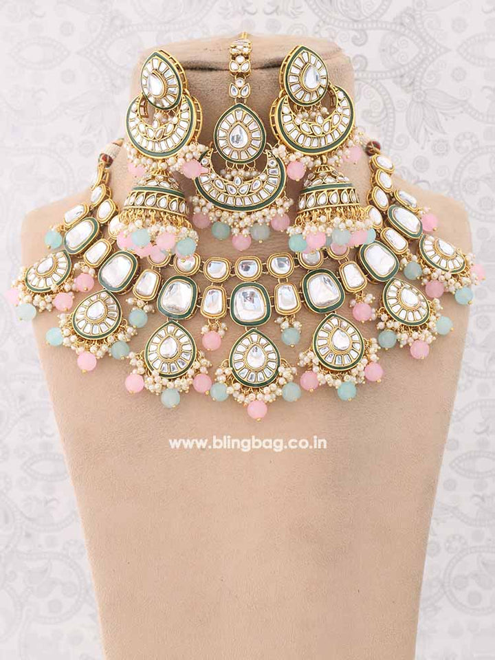 Multicolor Paarul Jewellery Set