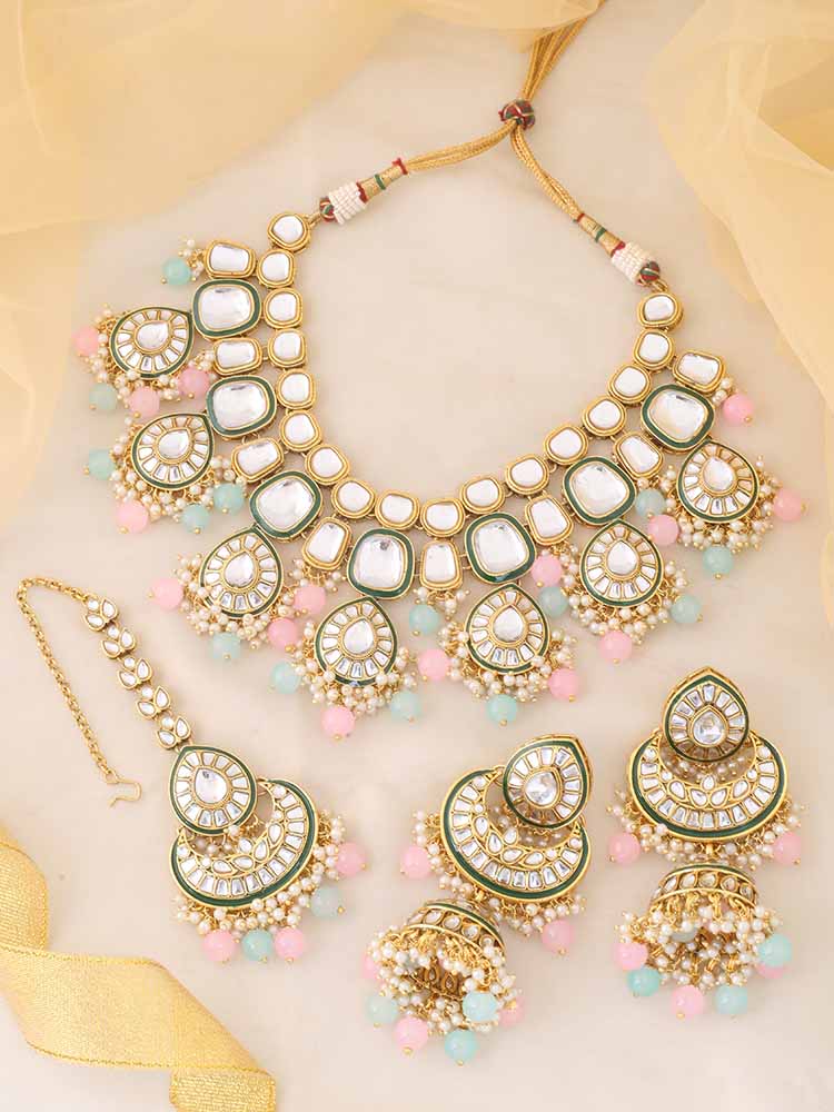 Multicolor Paarul Jewellery Set