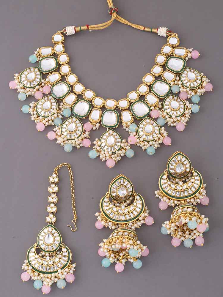 Multicolor Paarul Jewellery Set