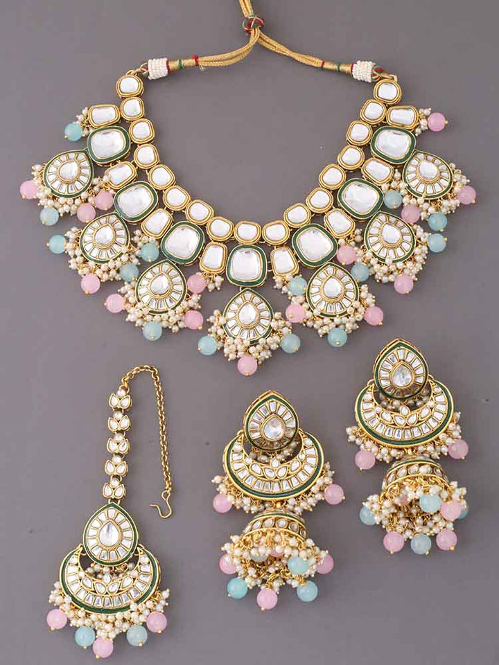 Multicolor Paarul Jewellery Set