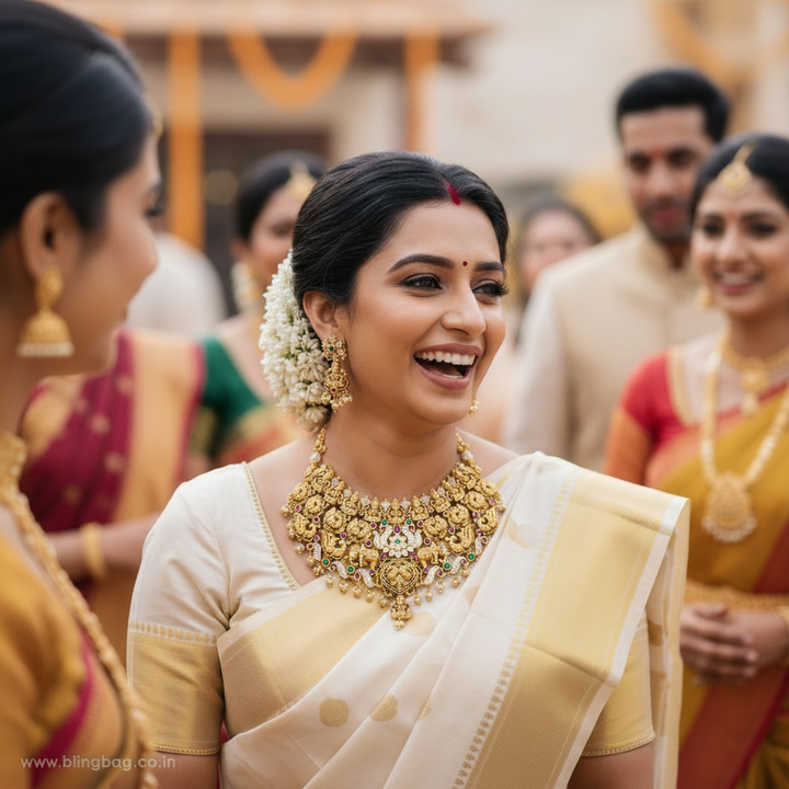 Multicolor Padmavatitaa Temple Jewellery Set - New Arrival