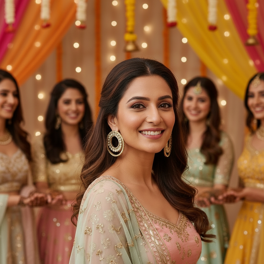 Multicolor Palomi Studs