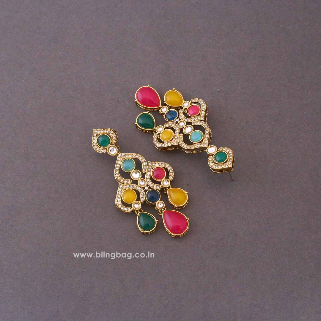 Multicolor Panya Danglers