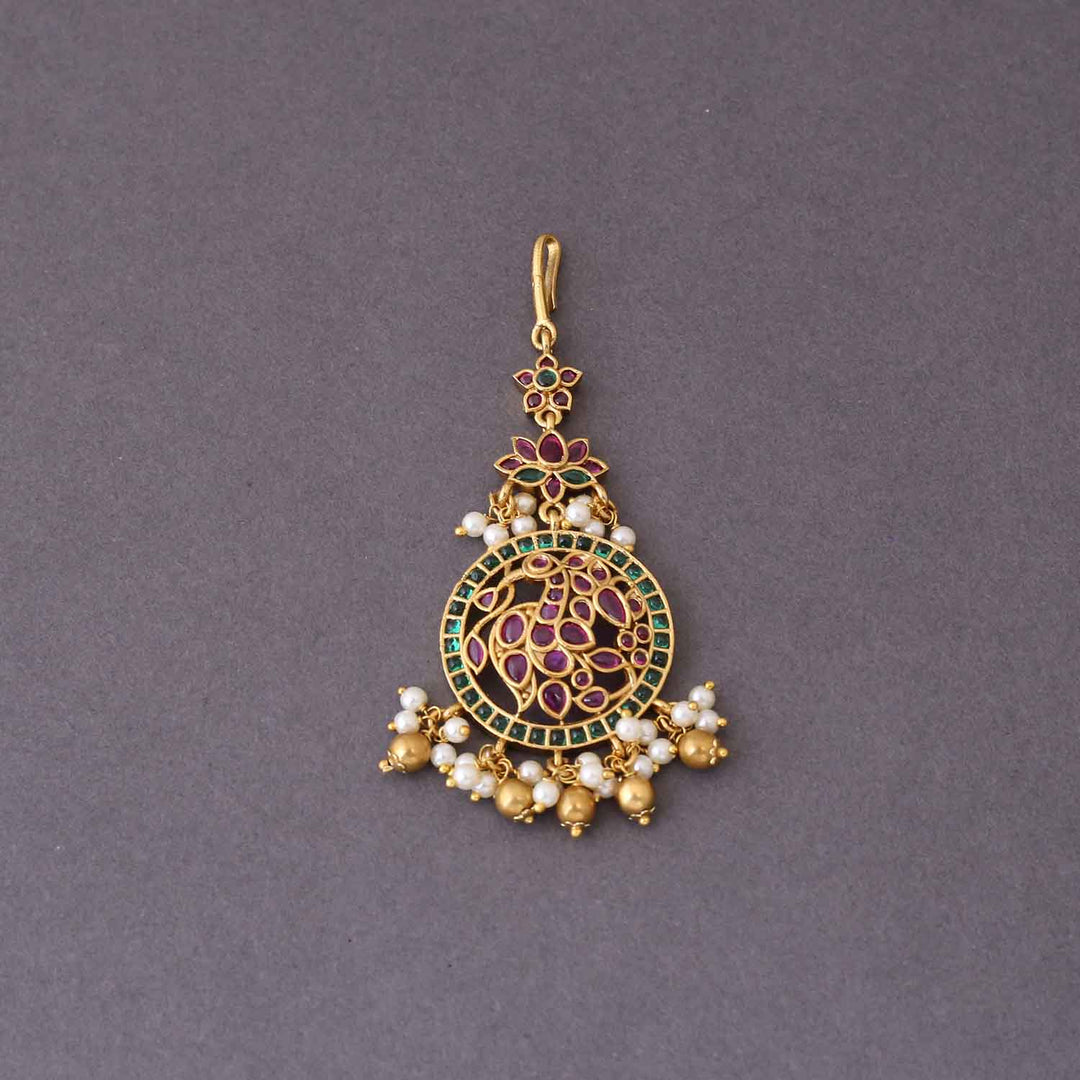 Multicolor Parvit Maang Tikka