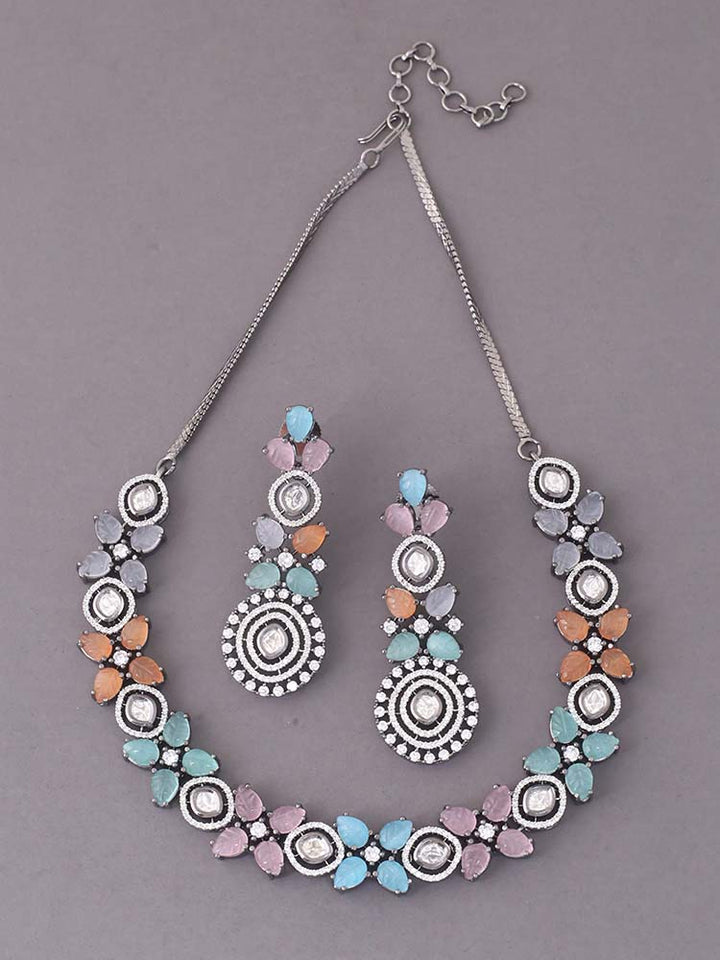 Multicolor Paula Zirconia Jewellery Set