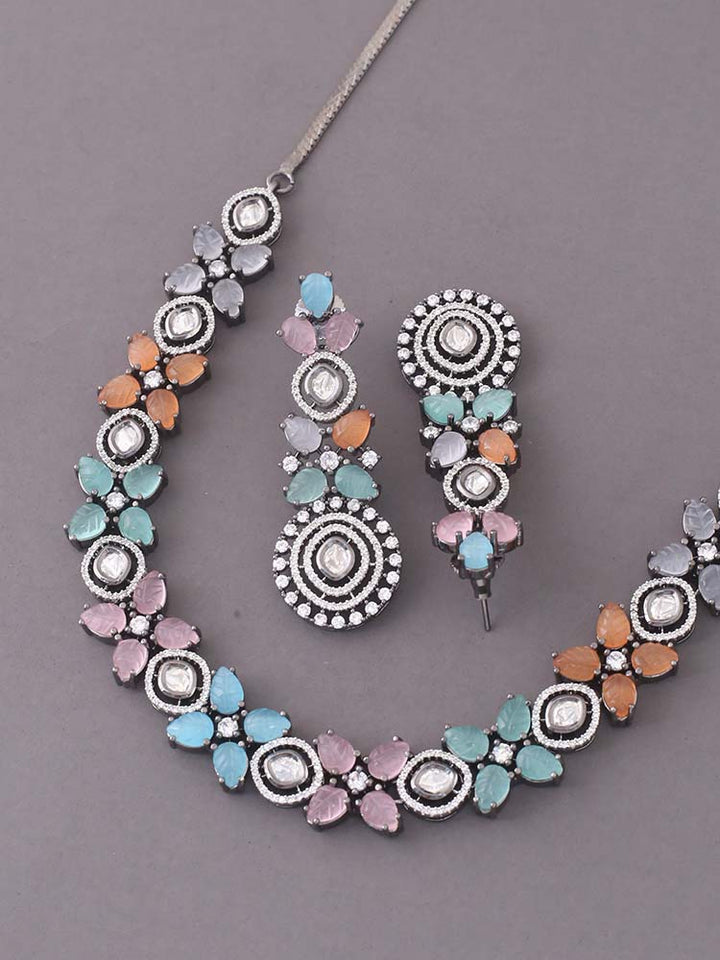 Multicolor Paula Zirconia Jewellery Set