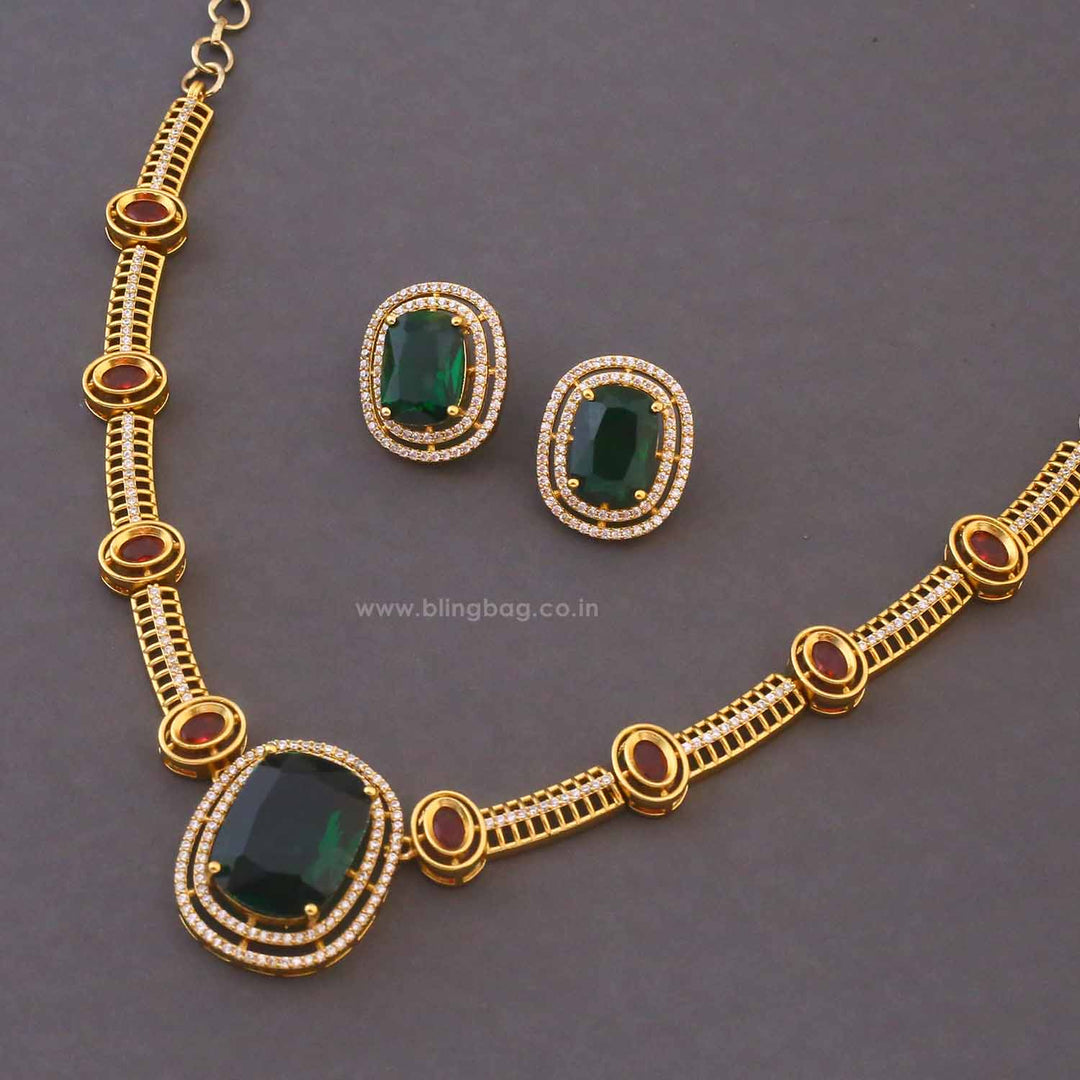 Multicolor Persis Victorian Jewellery Set - New Arrival