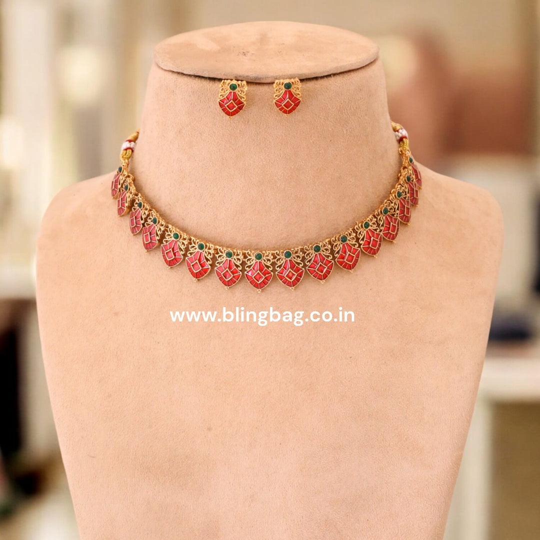 Rani Poonam Antique Jewellery Set - New Arrival