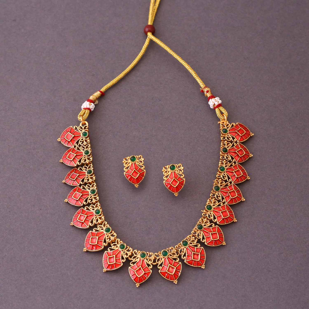 Rani Poonam Antique Jewellery Set - New Arrival