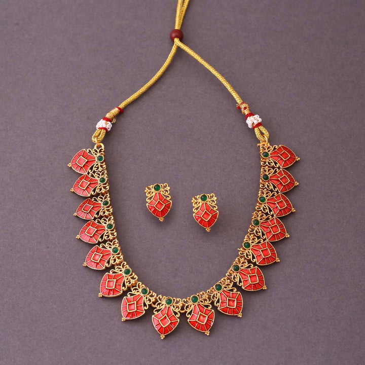 Rani Poonam Antique Jewellery Set - New Arrival