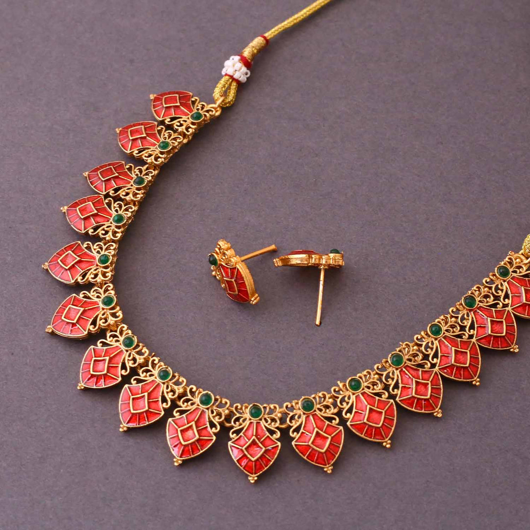 Rani Poonam Antique Jewellery Set - New Arrival