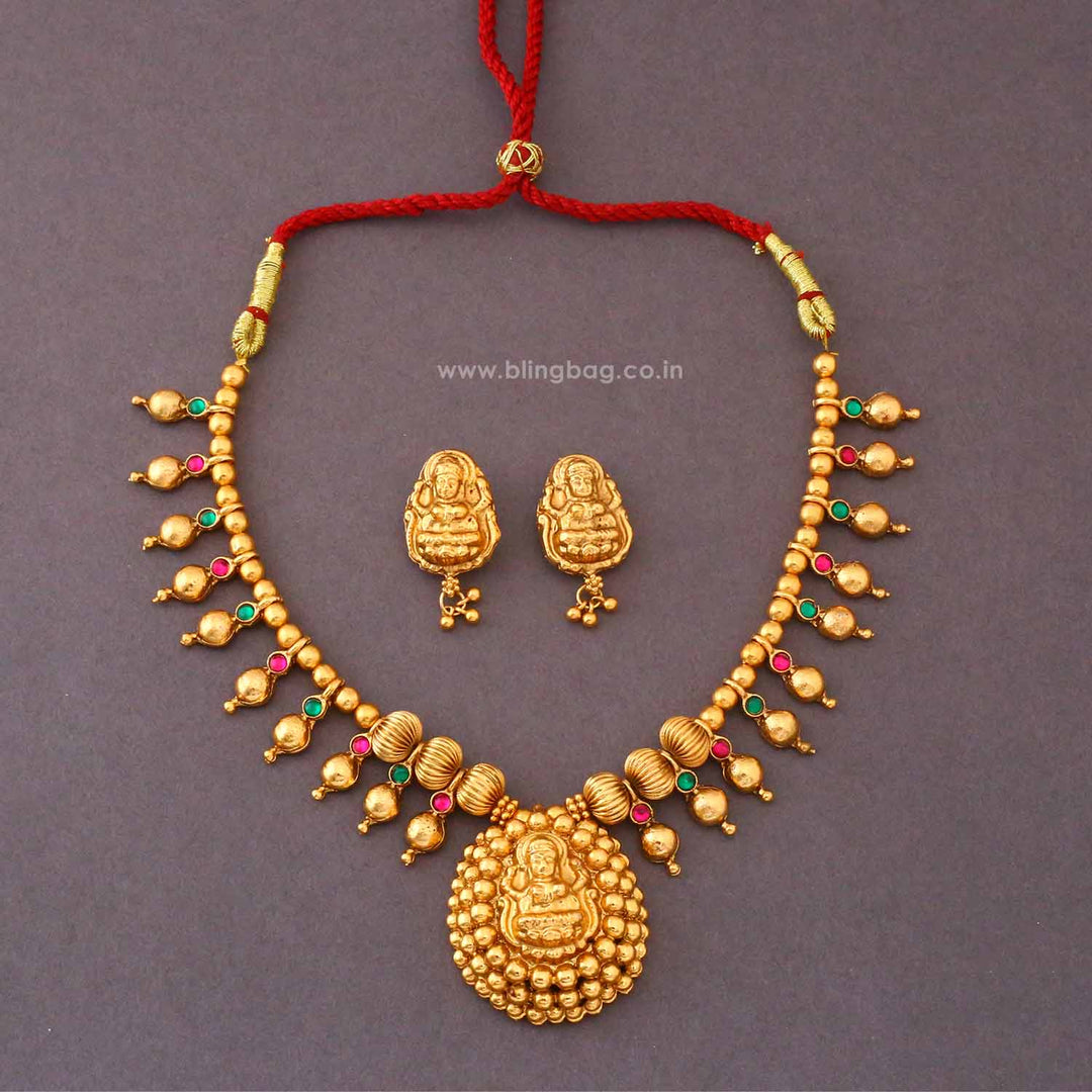 Multicolor Prajakta Antique Jewellery Set- New Arrival