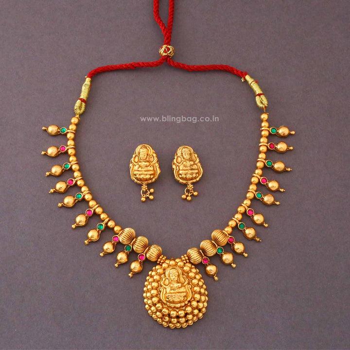 Multicolor Prajakta Antique Jewellery Set- New Arrival