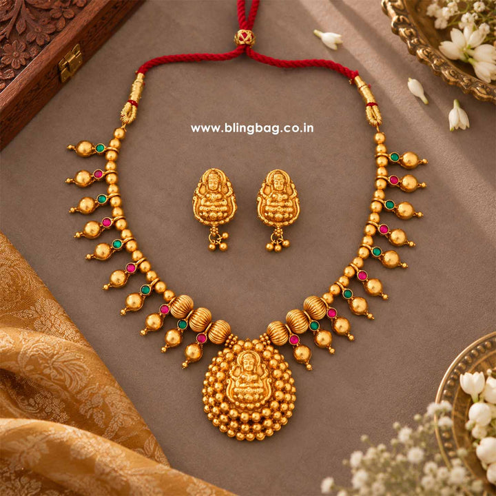 Multicolor Prajakta Antique Jewellery Set- New Arrival