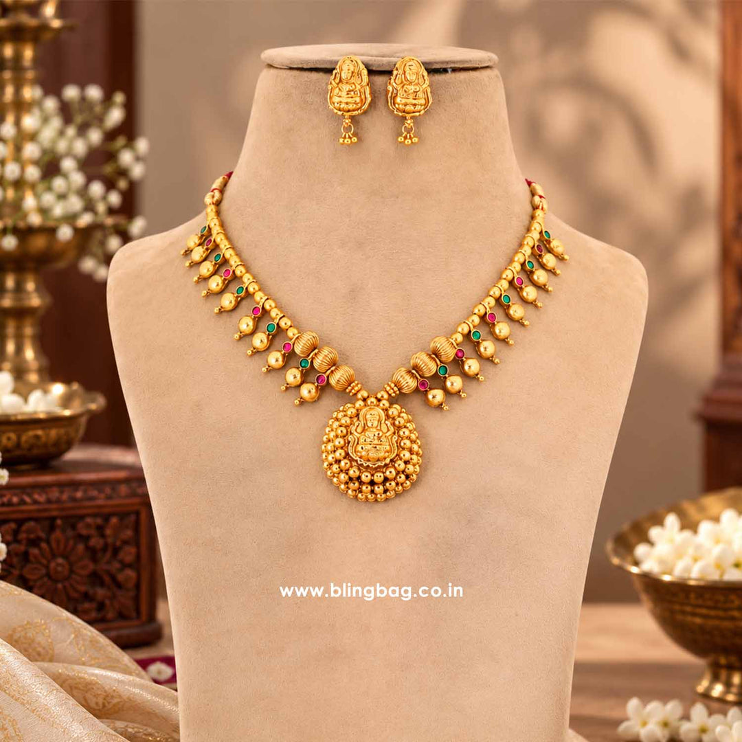 Multicolor Prajakta Antique Jewellery Set- New Arrival