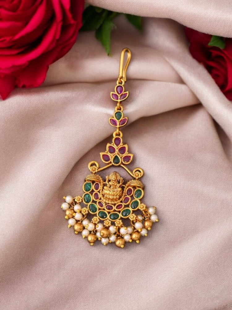 Multicolor Prakruthi Temple Maang Tikka