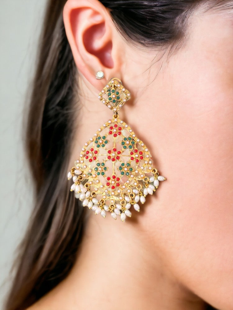 Multicolor Prakruti Ethnic Danglers