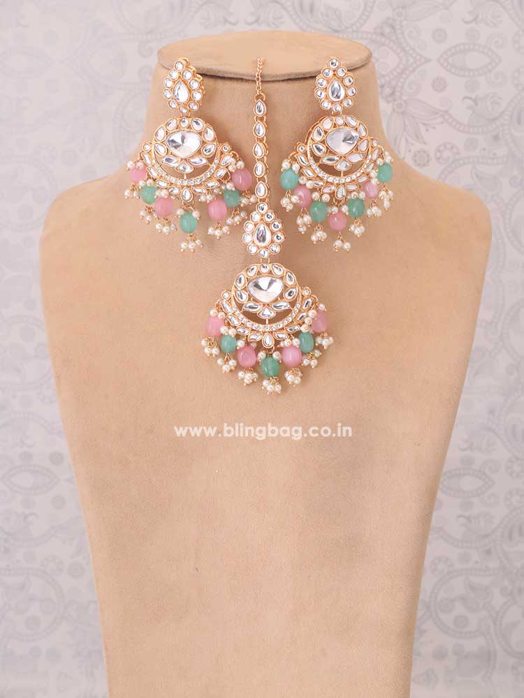 Multicolor Pratibha Jewellery Set