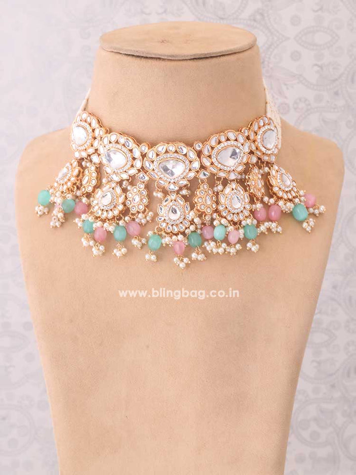 Multicolor Pratibha Jewellery Set