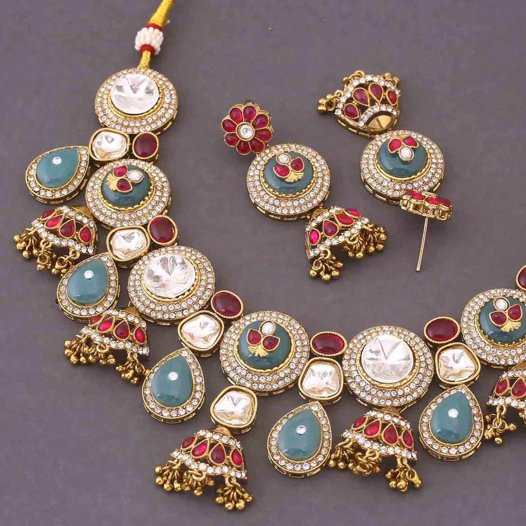 Multicolor Priyasha Heritage Jewellery Set - New Arrival