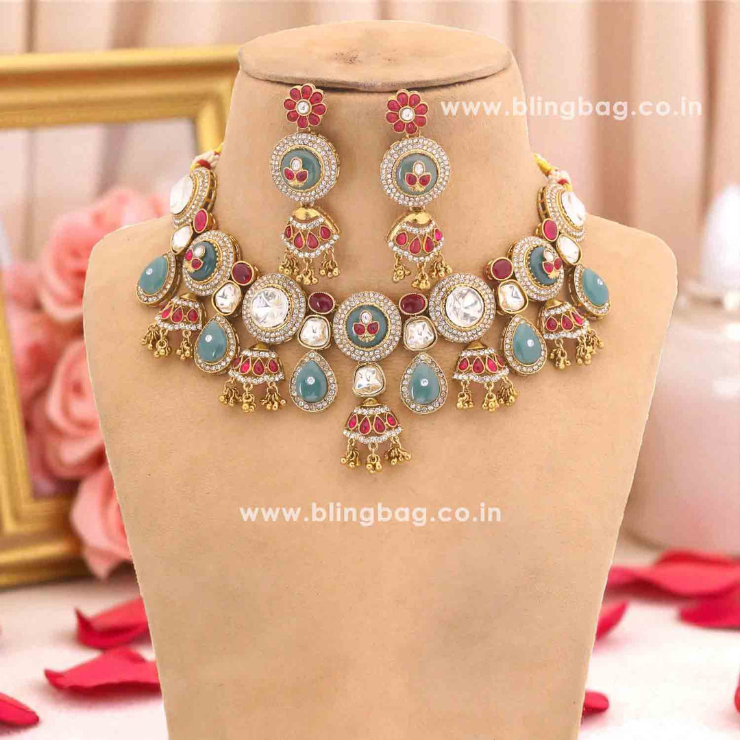 Multicolor Priyasha Heritage Jewellery Set - New Arrival