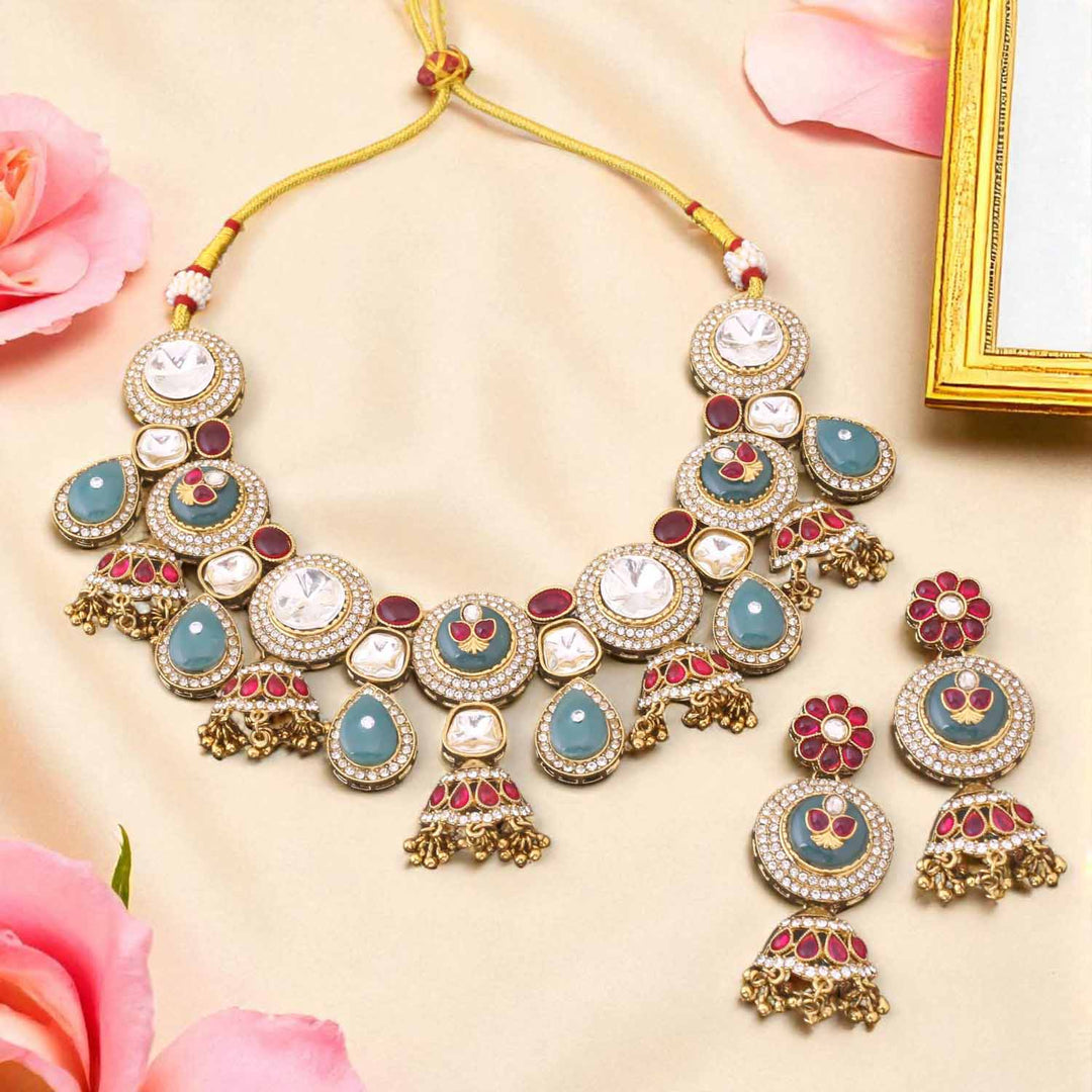 Multicolor Priyasha Heritage Jewellery Set - New Arrival