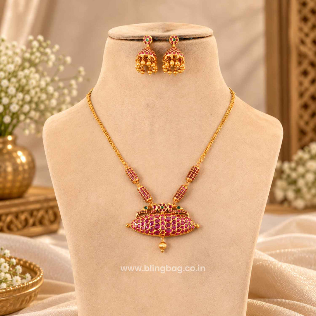 Multicolor Raaya Antique Jewellery Set- New Arrival