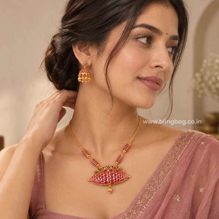 Multicolor Raaya Antique Jewellery Set- New Arrival