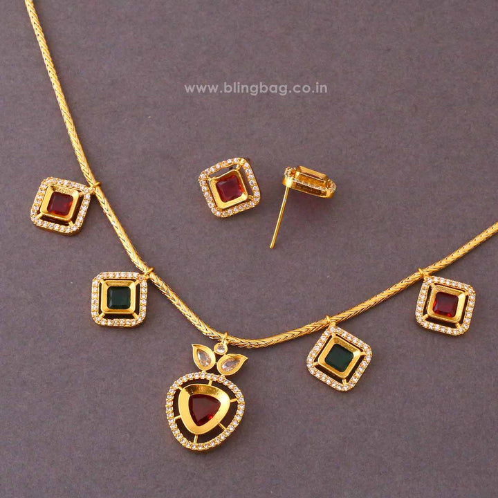 Multicolor Radhira Antique Jewellery Set- New Arrival