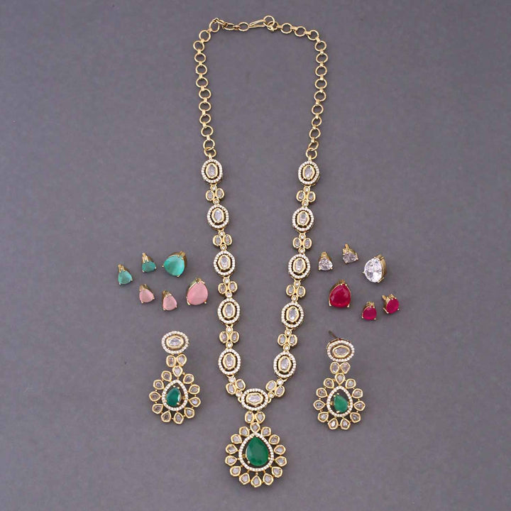 Multicolor Radiara Victorian Jewellery Set - New Arrival