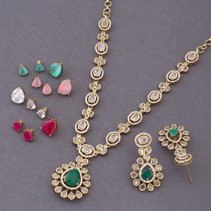 Multicolor Radiara Victorian Jewellery Set - New Arrival