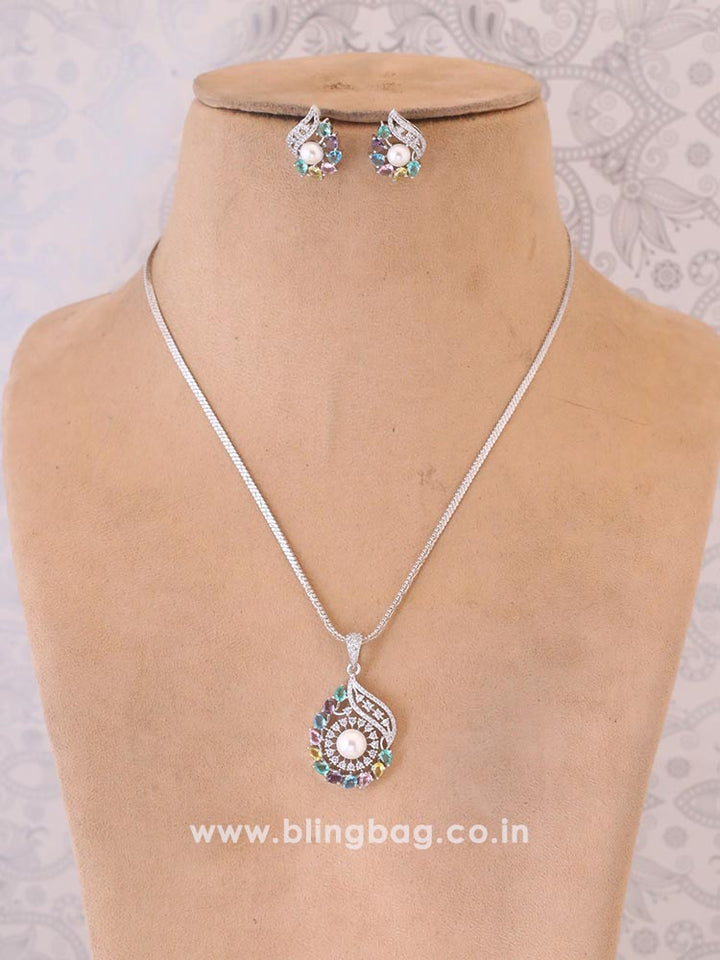 Multicolor Raegan Pendant Set