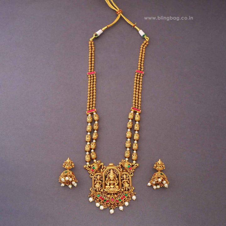 Multicolor Rajeshwari Temple Jewellery Set- New Arrival
