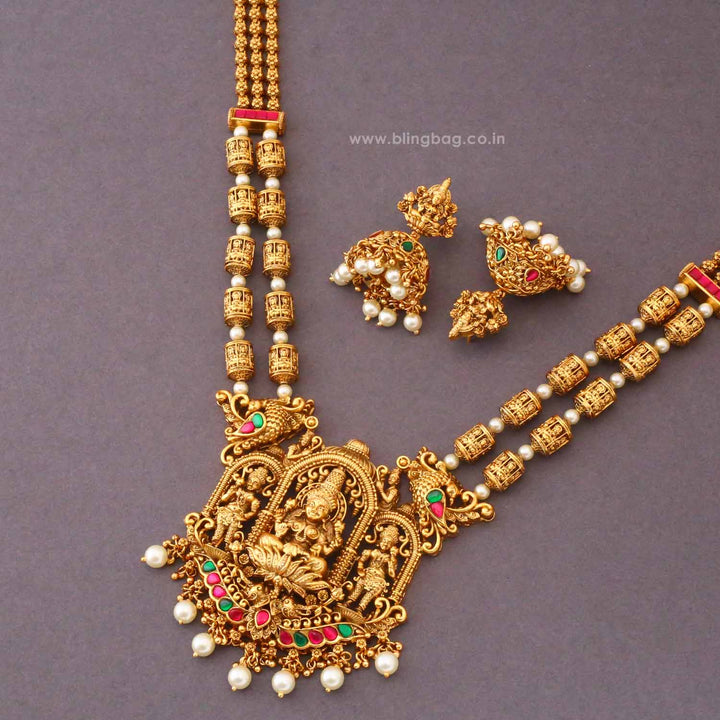 Multicolor Rajeshwari Temple Jewellery Set- New Arrival