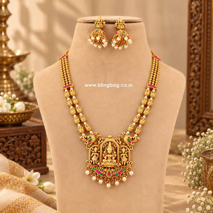Multicolor Rajeshwari Temple Jewellery Set- New Arrival