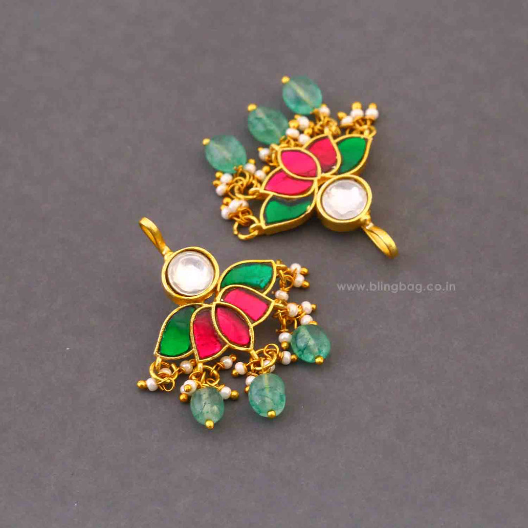 Multicolor Ramani Bugadi Earrings
