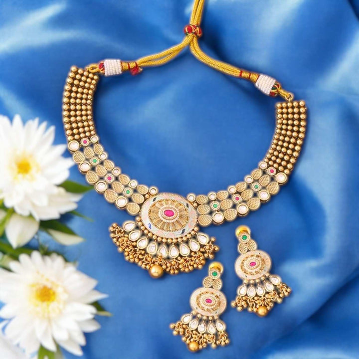 Multicolor Ranvijay Hasli Rajwadi Set