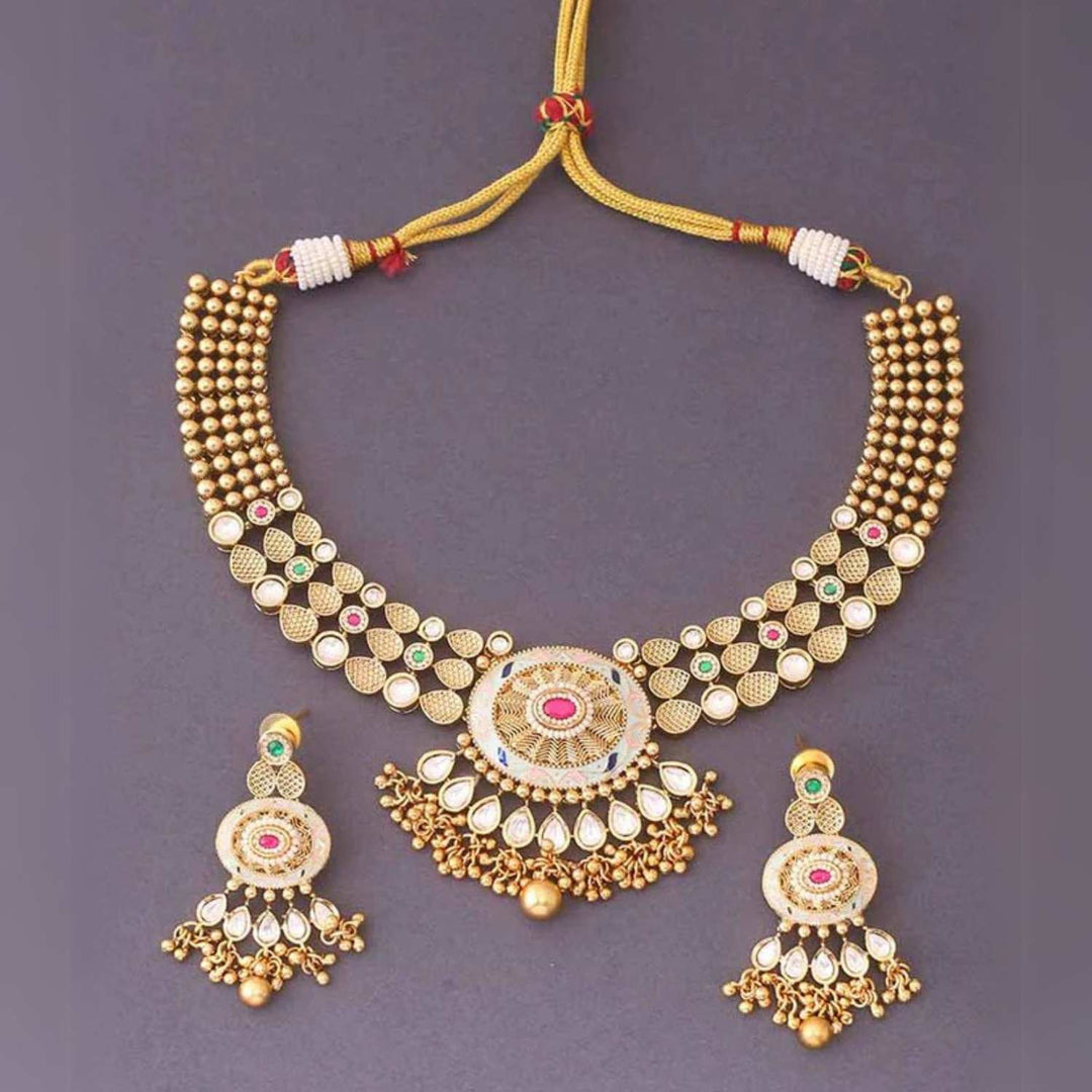 Multicolor Ranvijay Hasli Rajwadi Set