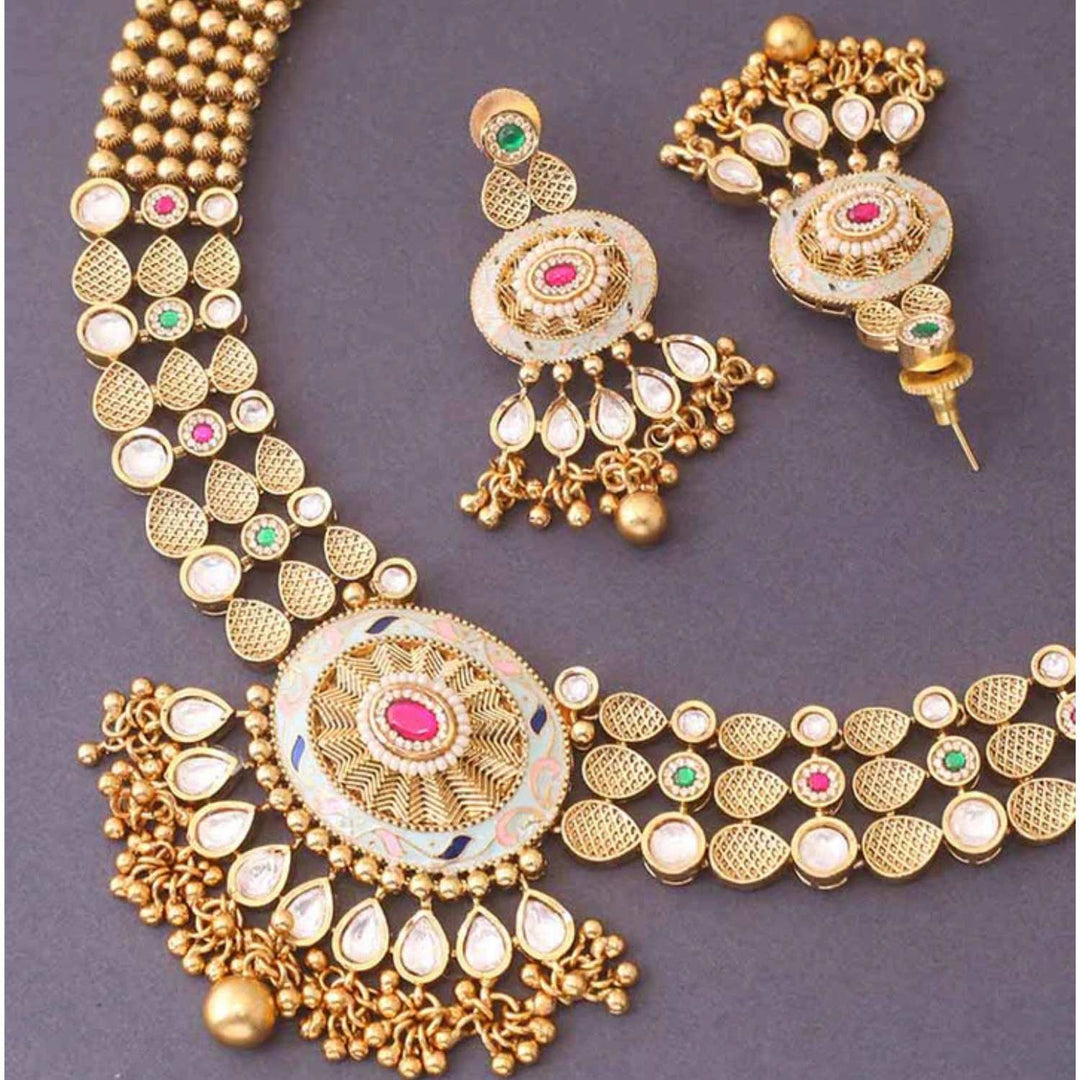 Multicolor Ranvijay Hasli Rajwadi Set