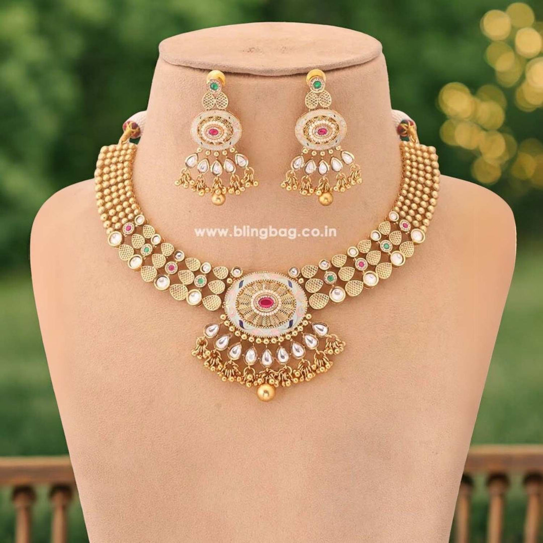 Multicolor Ranvijay Hasli Rajwadi Set