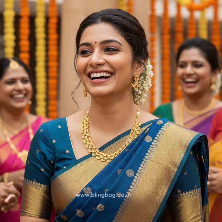 Multicolor Rasini Antique Jewellery Set - New Arrival