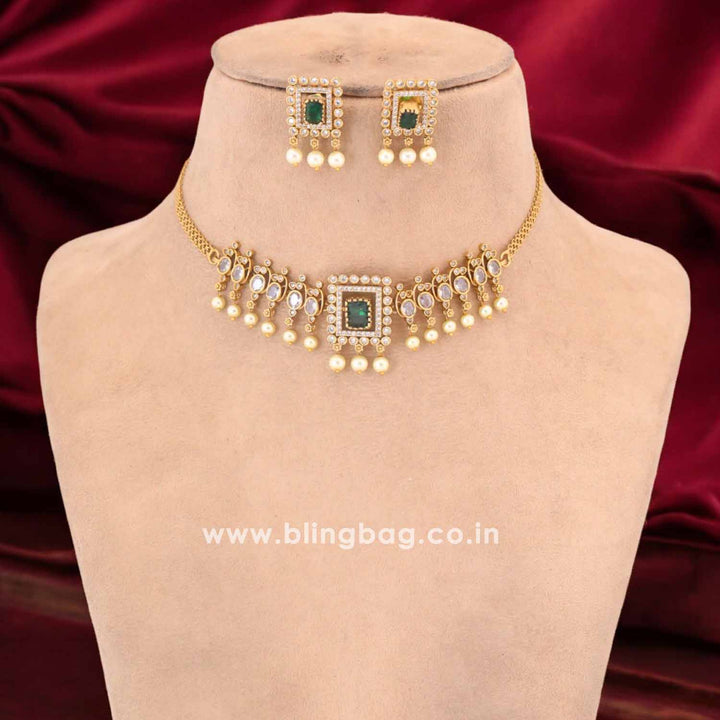 Multicolor Rasiya Victorian Jewellery Set - New Arrival