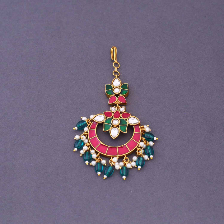 Multicolor Rastana Maang Tikka