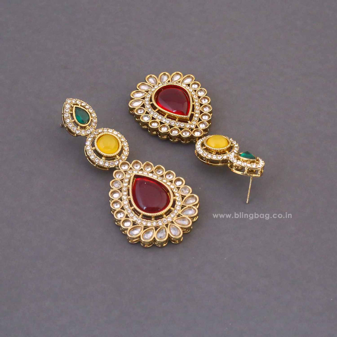 Multicolor Reshma Danglers