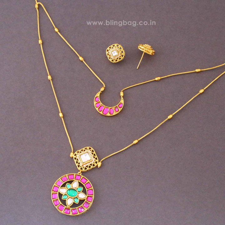 Multicolor Reyavi Antique Jewellery Set- New Arrival