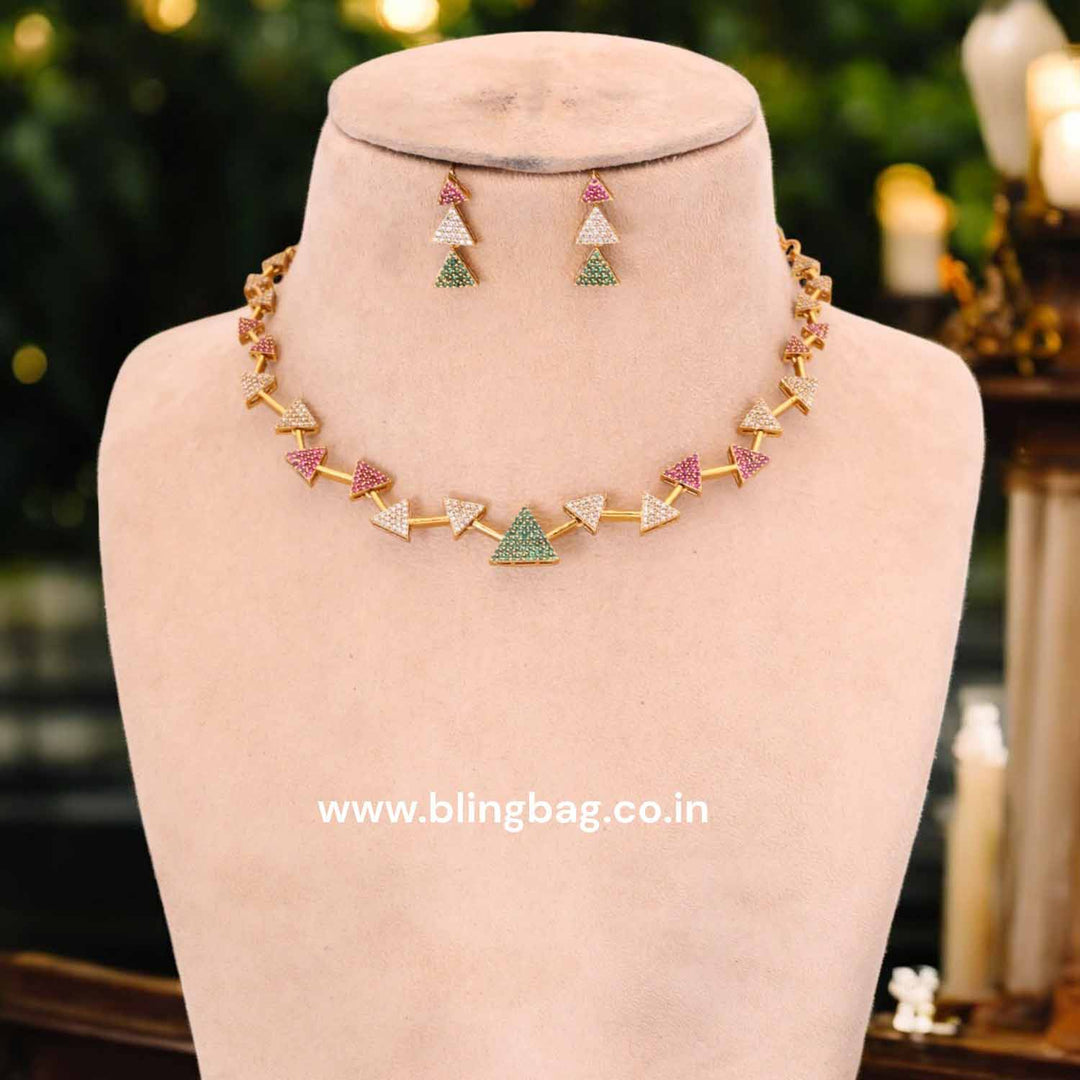 Multicolor Rilme Victorian Jewellery Set- New Arrival