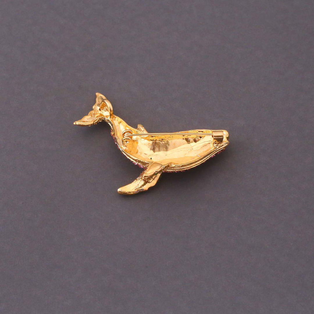 Multicolor Rosewhale Brooch