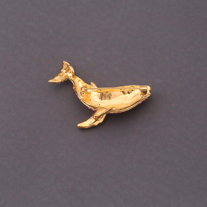 Multicolor Rosewhale Brooch